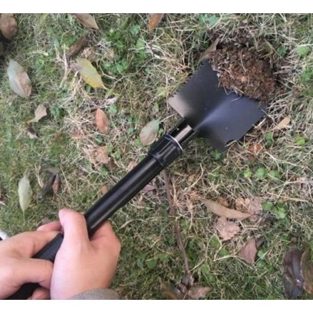 Mini Pelle et pioche de camping pliable avec housse de rangement