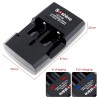 Chargeur USB de batterie 14250, 15266, CR2, CR123