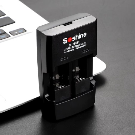 Chargeur USB de batterie 14250, 15266, CR2, CR123