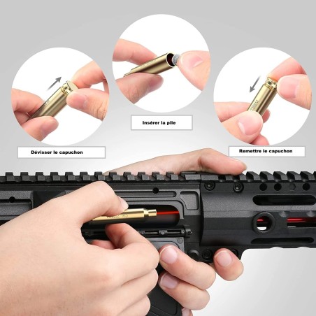 Cartouche laser de réglage calibre 30-30