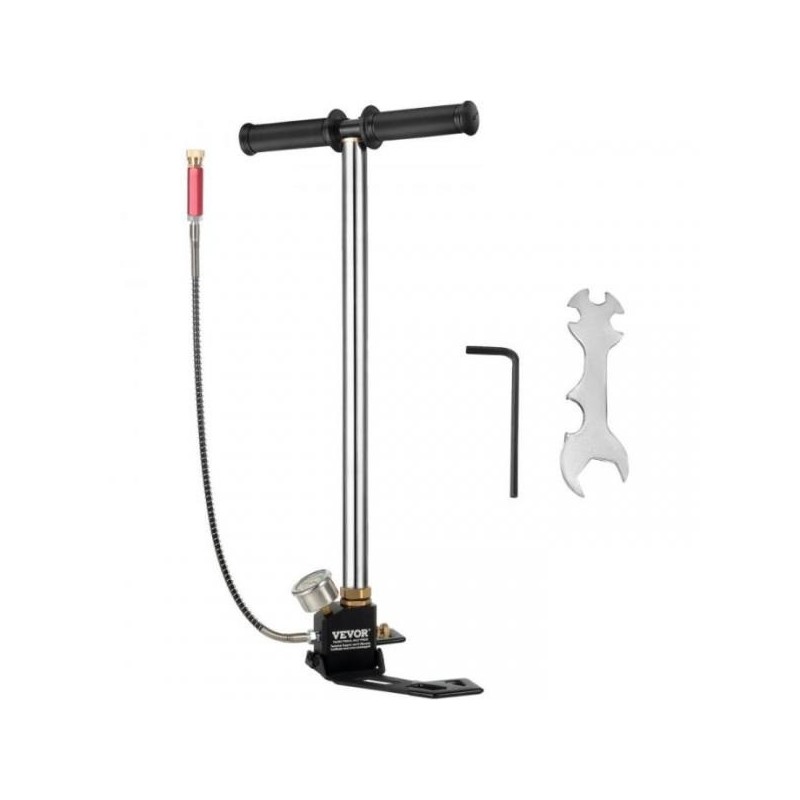 Pompe manuelle PCP 3 stages jusqu'à 4500 PSI / 300 bars *Frais de port offert*