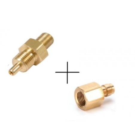 Adaptateur de remplissage Morini vers 1/8 BSP + adaptateur quick connect