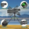 Télescope Monoculaire 25-75x60 avec trépied et adaptateur pour smartphone