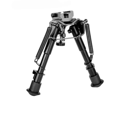 Bipied Métal pour rail picatinny et grenadière avec adaptateur pour rail picatinny