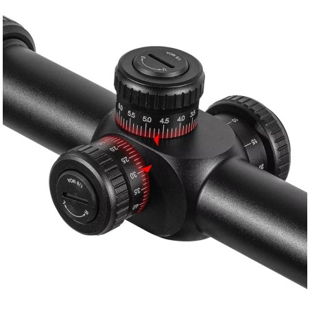 Lunette de tir Diana 6-24x50 FFP pour calibre jusqu'à ,308 avec colliers aux choix