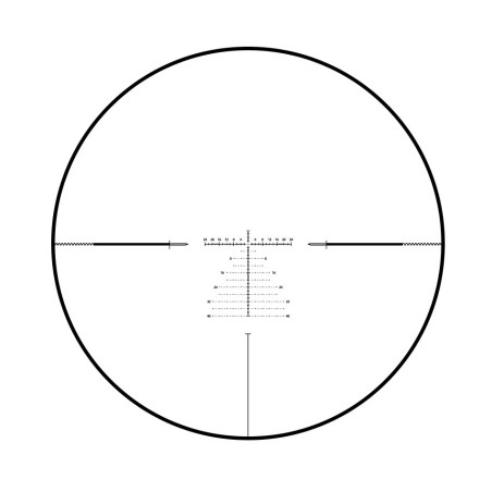 Lunette de tir Diana 6-24x50 FFP pour calibre jusqu'à ,308 avec colliers aux choix