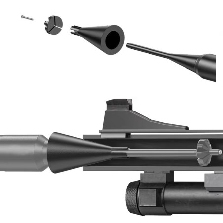 Collimateur de réglage vert calibre 0.177 jusqu'à calibre 12 batterie intégrée rechargeable via USB