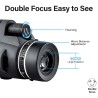 Télescope Monoculaire de vision avec trépied et adaptateur pour smartphone