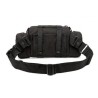 Sac à bandoulière type militaire étanche de couleur noir