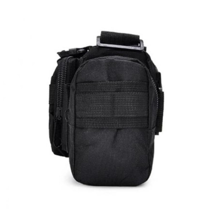 Sac à bandoulière type militaire étanche de couleur noir