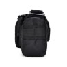Sac à bandoulière type militaire étanche de couleur noir