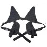 Holster d'épaule universel double arme Noir