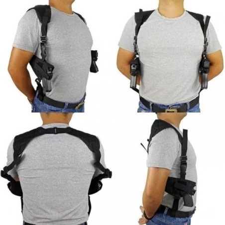 Holster d'épaule universel double arme Noir