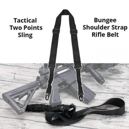 Sangle Bungee 2 point Noire