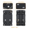 Platine bande ventilée pour Red dot Trijicon RMR/SRO/Holosun 407C/507C/508T pour fusil
