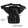 Sacoche holster type banane pour arme de poing