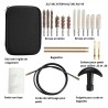 Kit de nettoyage universel pour pistolet avec baguette et boresnake pour calibre .22 à .45
