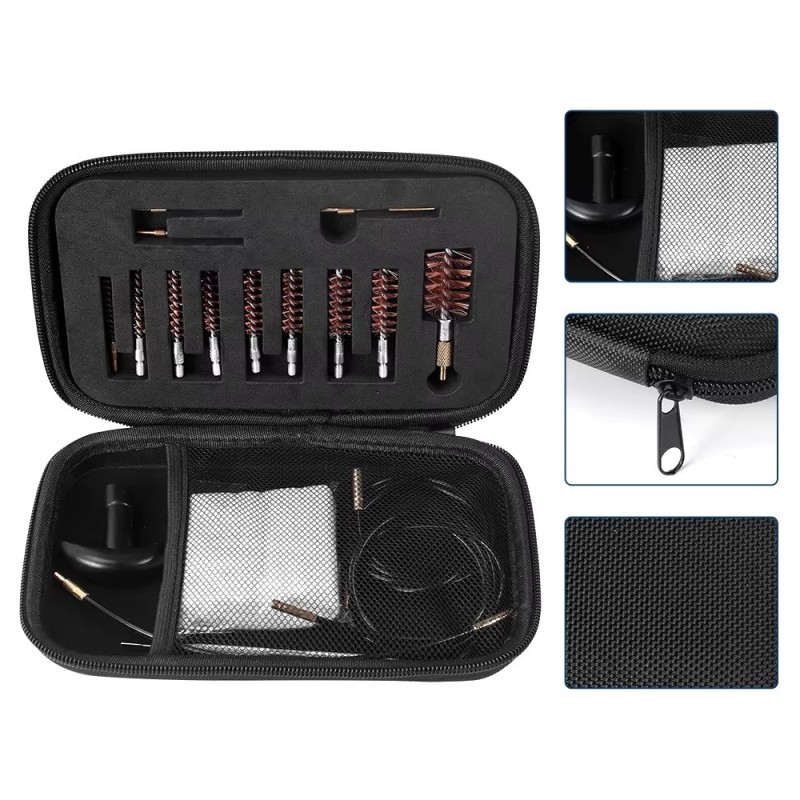 Kit de nettoyage universel toutes armes pour calibres ,17 à 12 GA