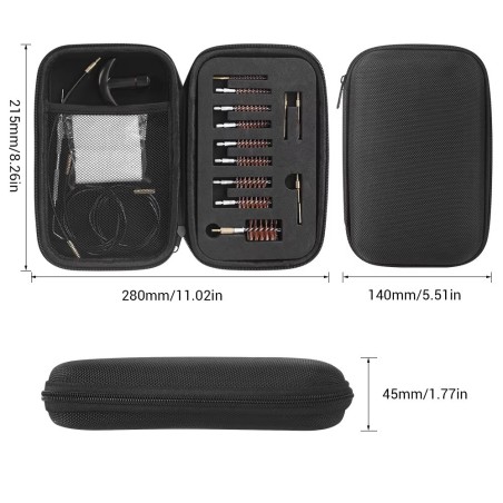 Kit de nettoyage universel toutes armes pour calibres ,17 à 12 GA